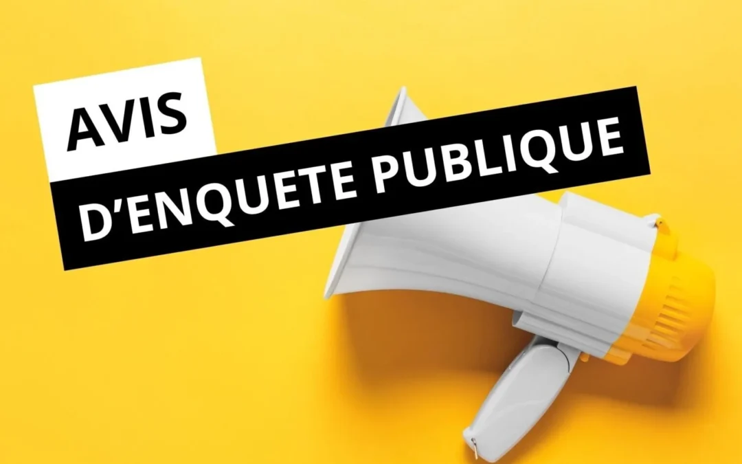 Avis d’enquête publique
